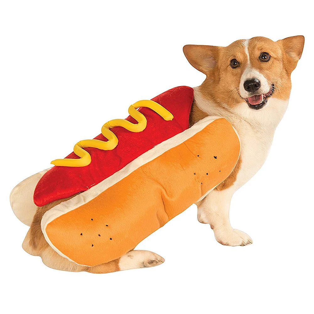 Pet Hotdog Dress Up Costume