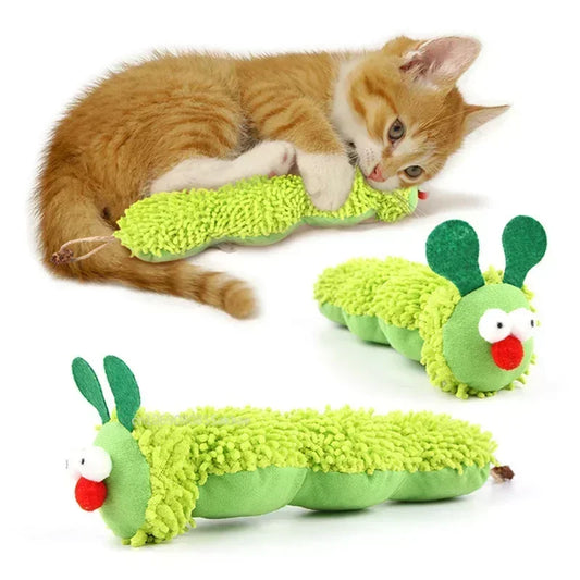 Plush Caterpillar Scratch  Cat Toys