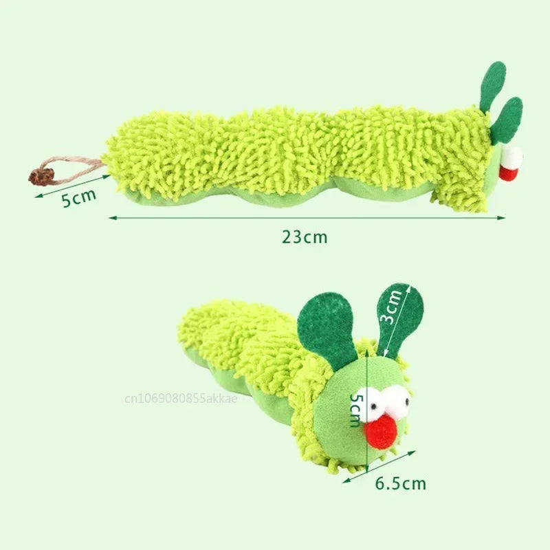 Plush Caterpillar Scratch  Cat Toys