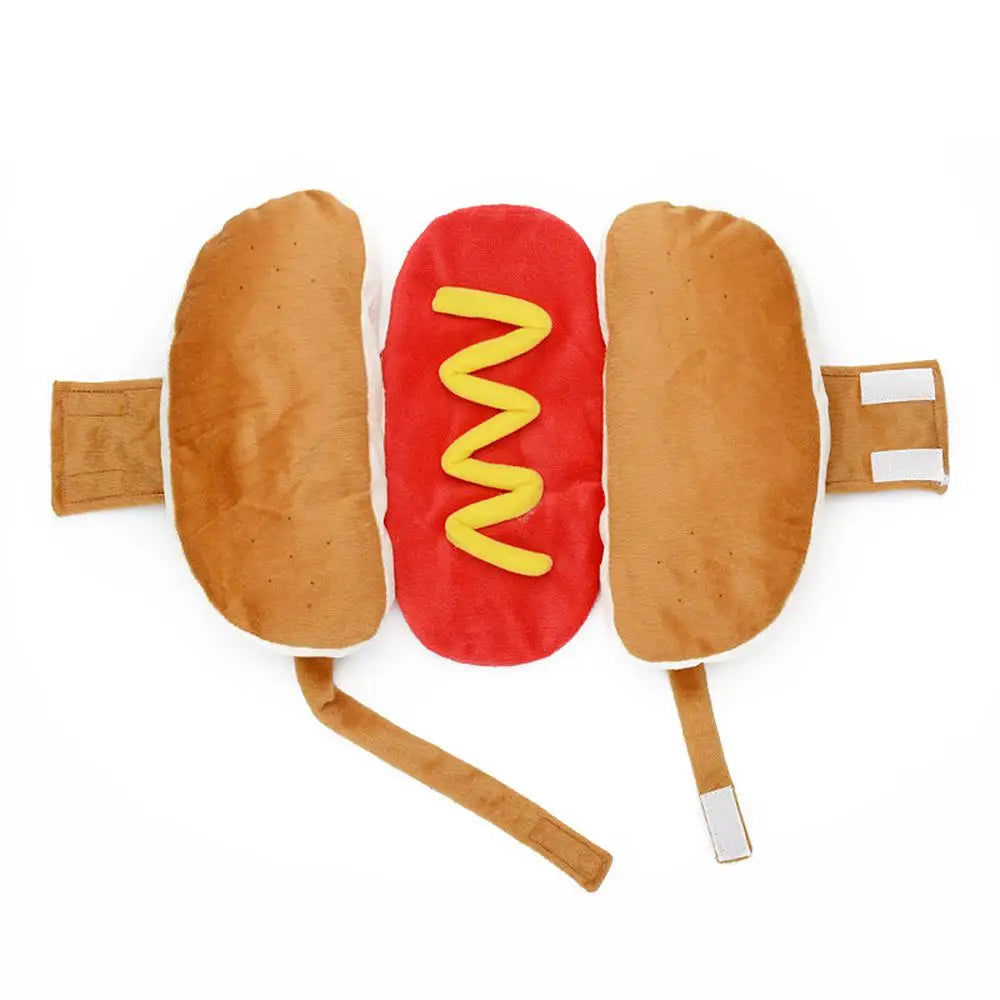 Pet Hotdog Dress Up Costume