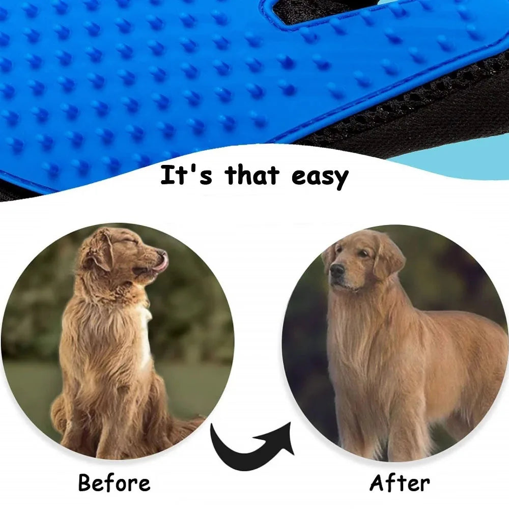 Rubber Pet Bath Brush