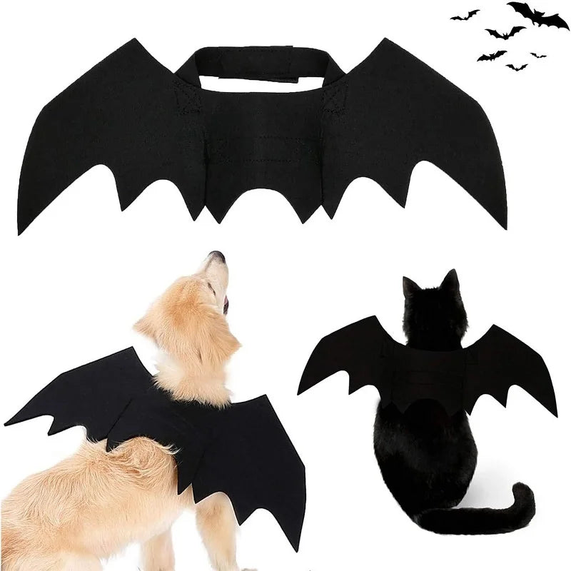 Fashion Cat Clothes Bat Wings