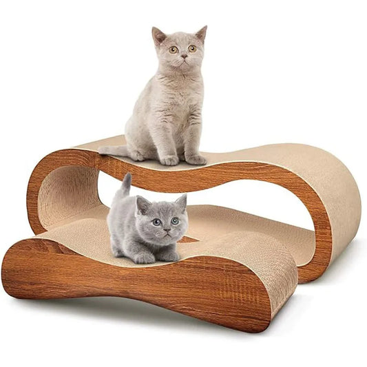 2 in 1 Cat Scratcher Cardboard