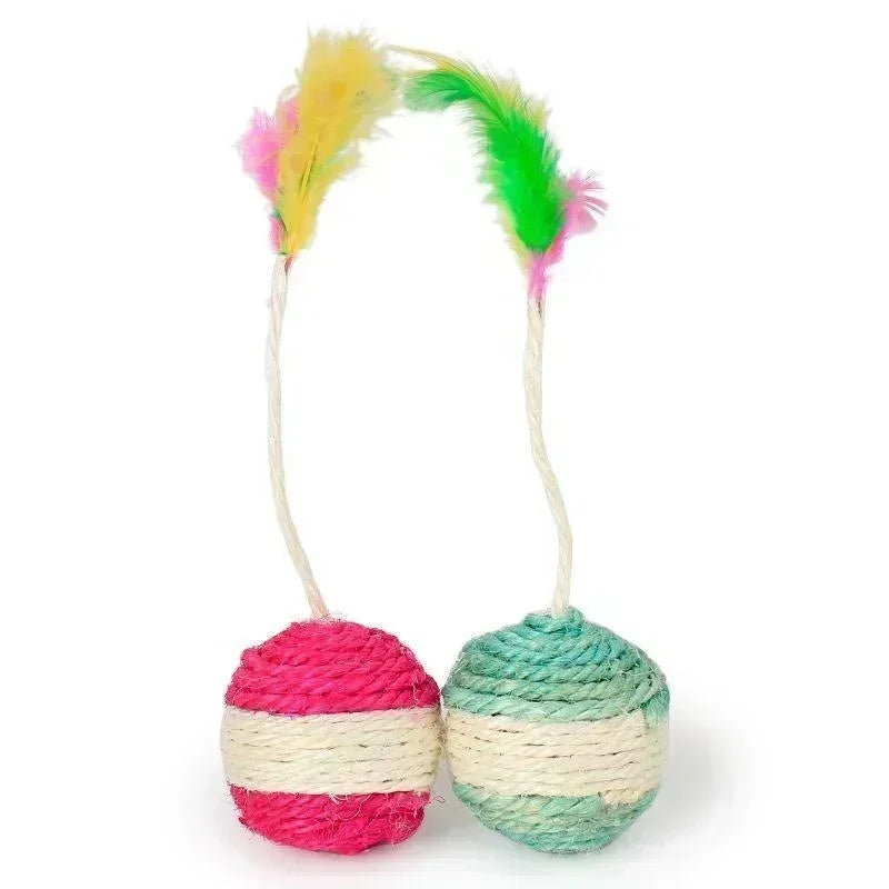 Sisal Scratching Ball Training Interactive Toy