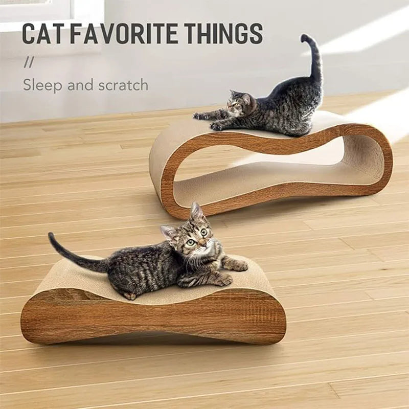 2 in 1 Cat Scratcher Cardboard