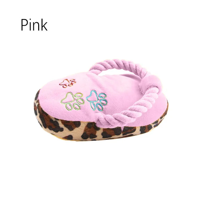 Plush Slippers Bite  Dog Toys