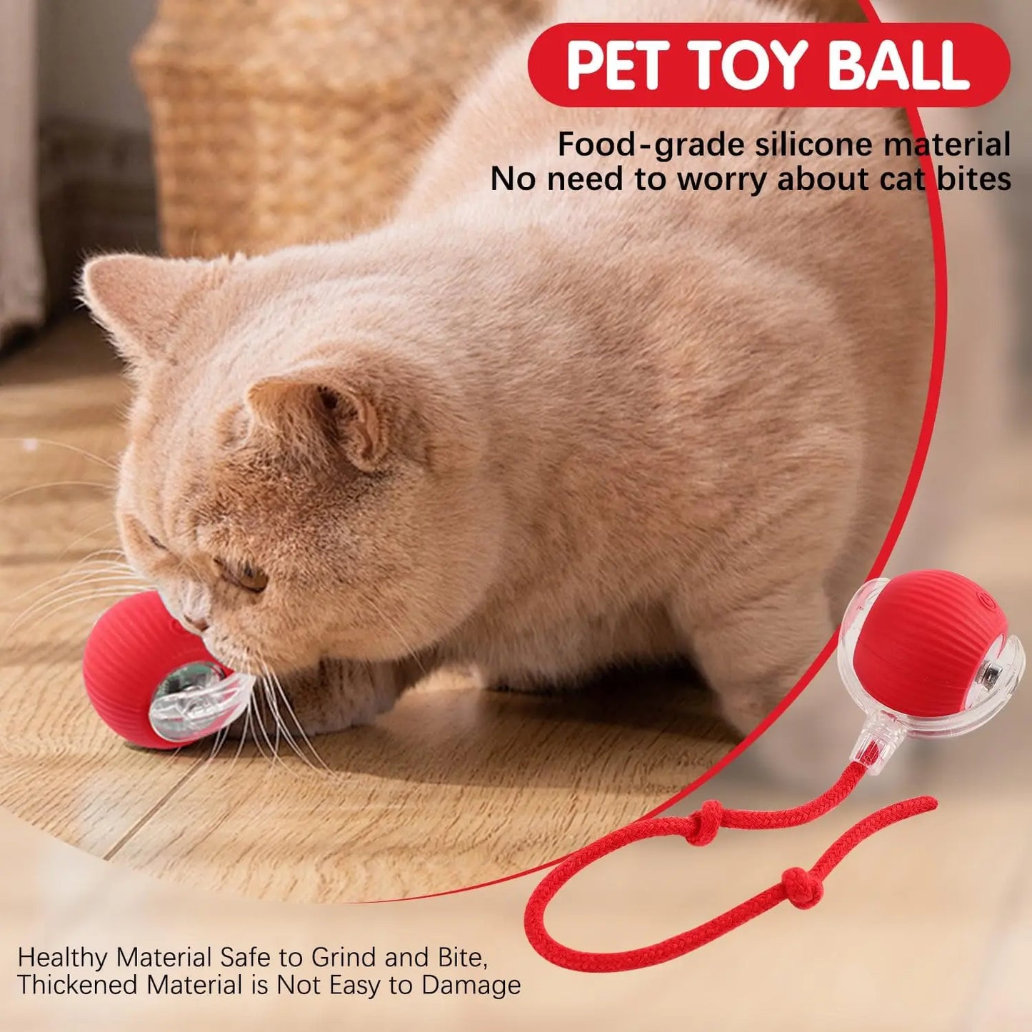 Interactive Rolling Cat Ball Dog Toys