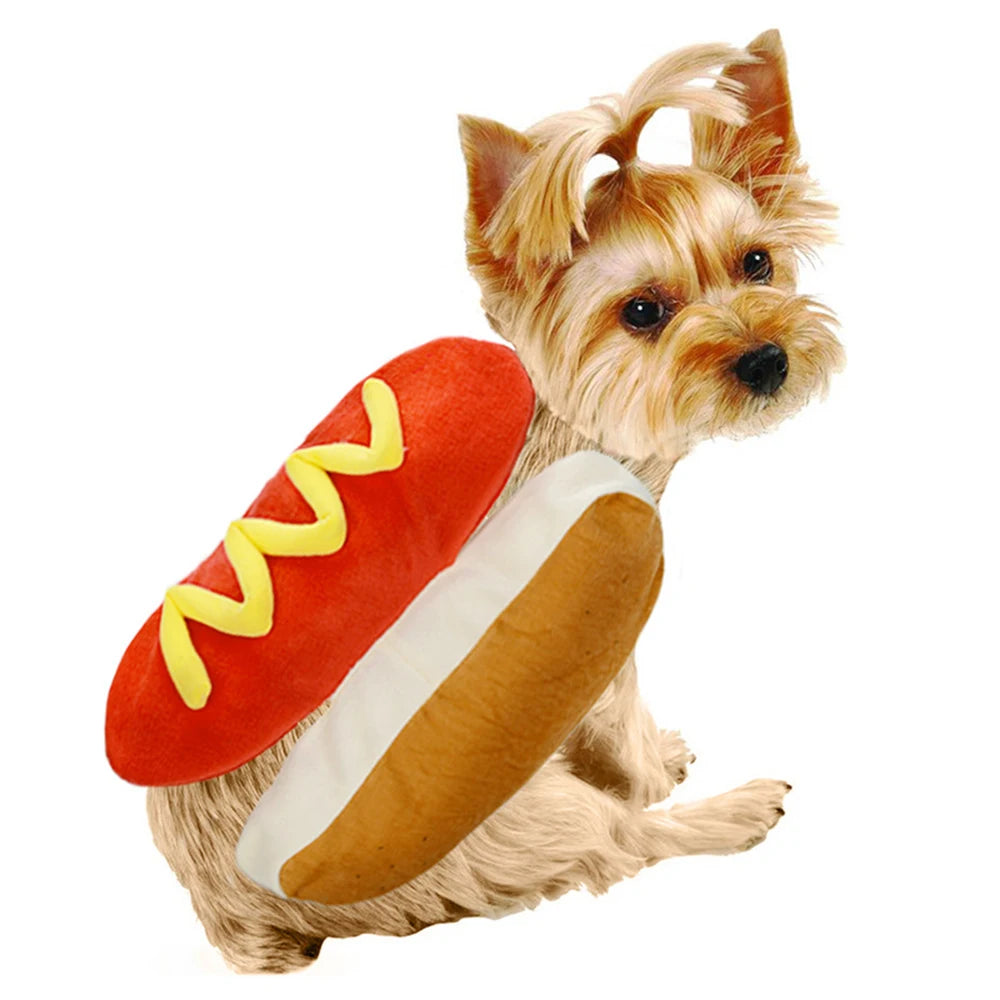 Pet Hotdog Dress Up Costume