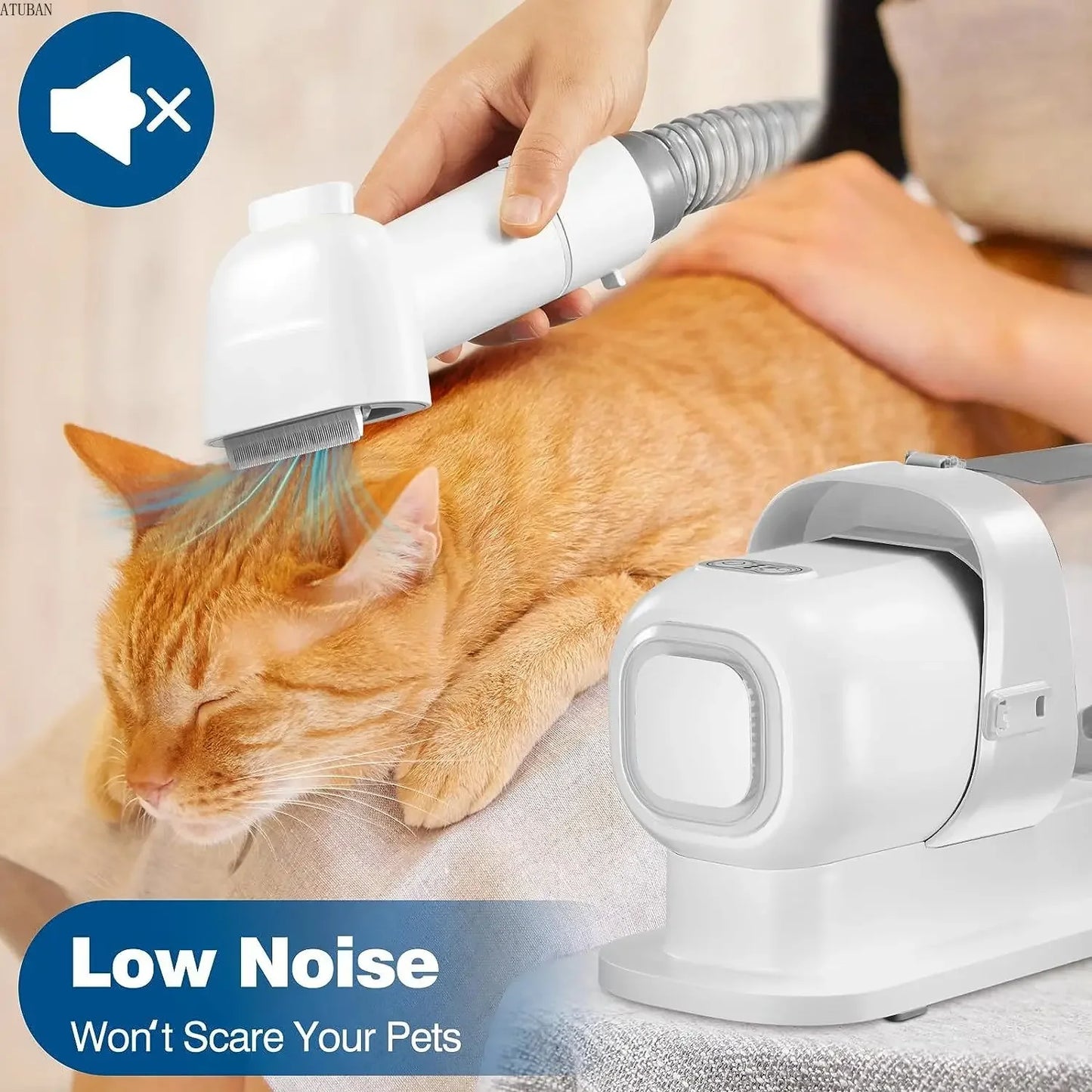 Pet Hair Dust Cup Dog Brush Vacuum