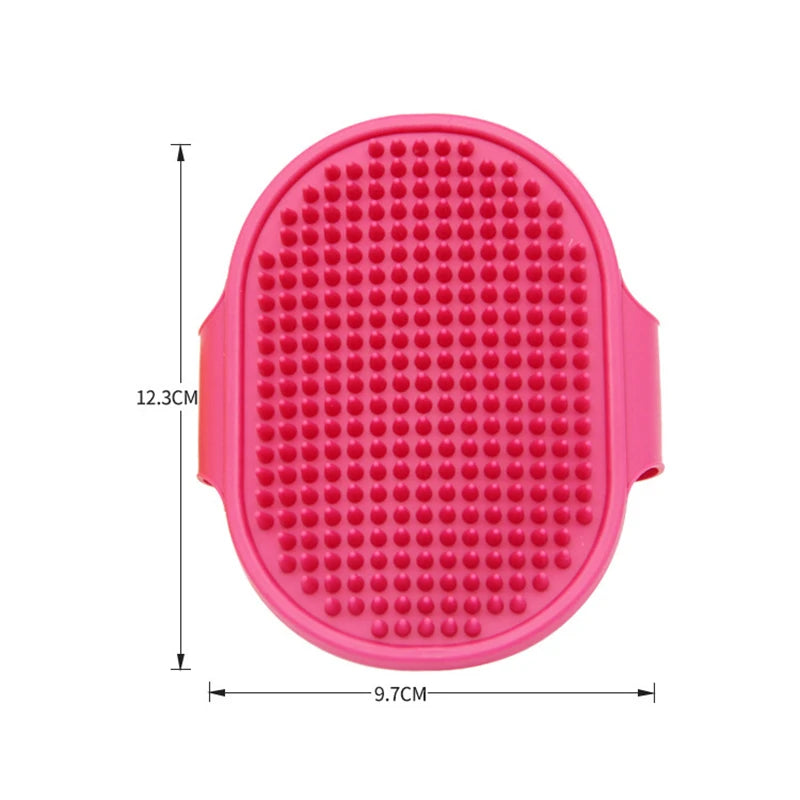 Pet Shampoo Comb Soft Rubber