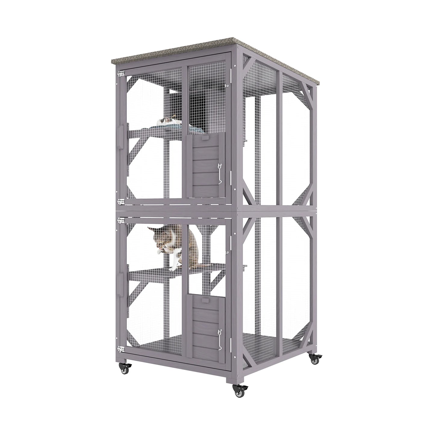 3/7 Tier Large Catio Playpen House