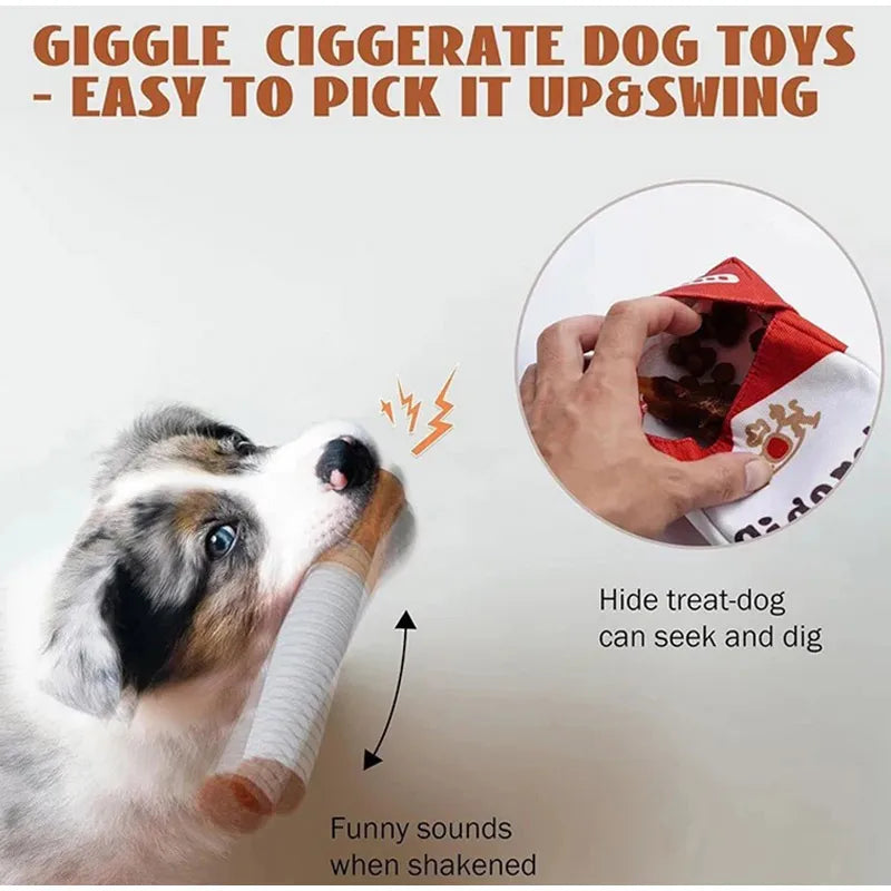 Creative Cigarette Dog Voice Toy