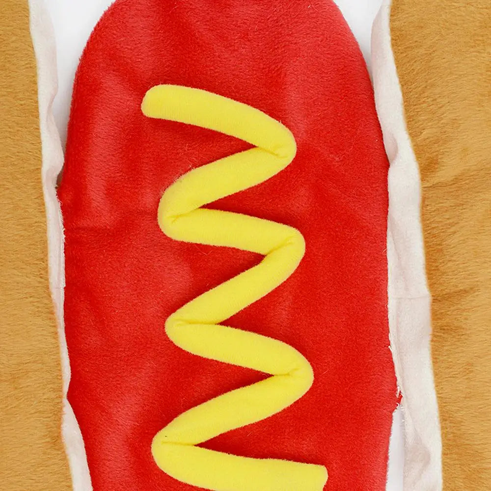 Pet Hotdog Dress Up Costume