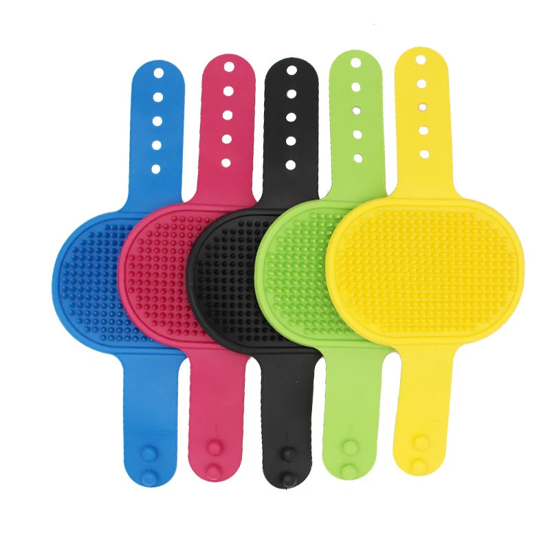 Pet Shampoo Comb Soft Rubber