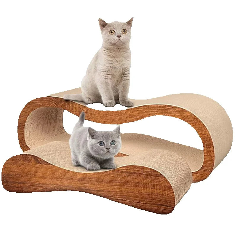 2 in 1 Cat Scratcher Cardboard