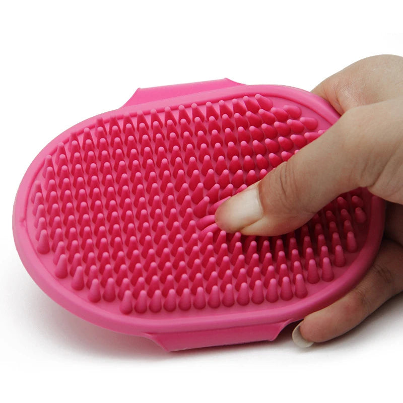 Pet Shampoo Comb Soft Rubber