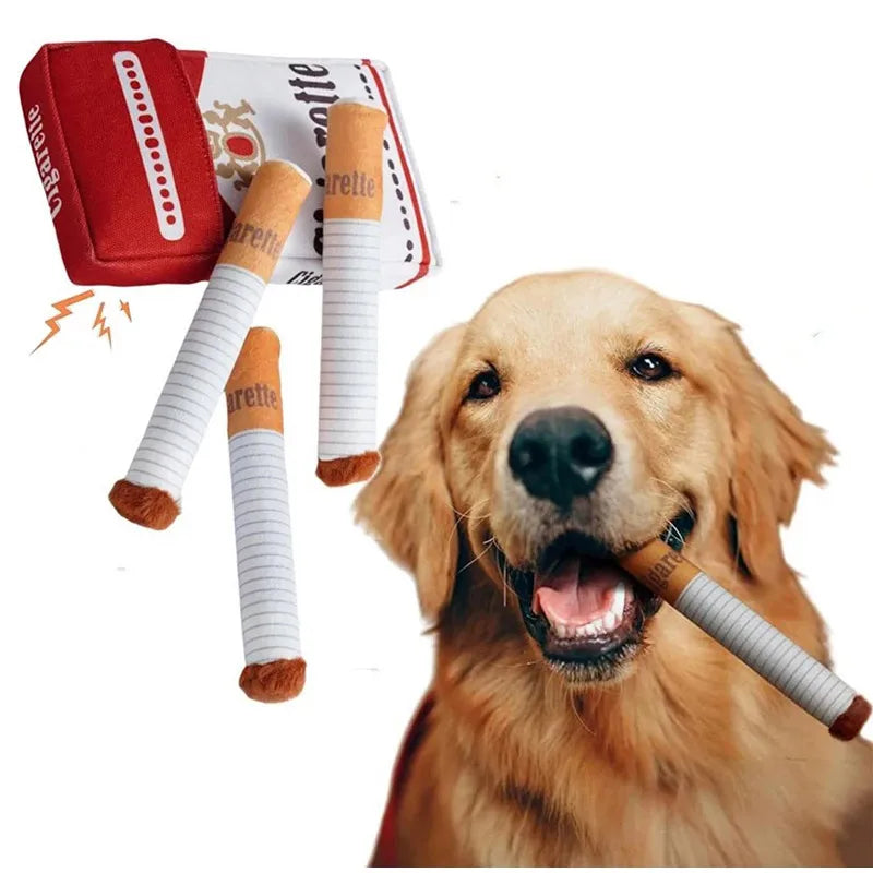 Creative Cigarette Dog Voice Toy