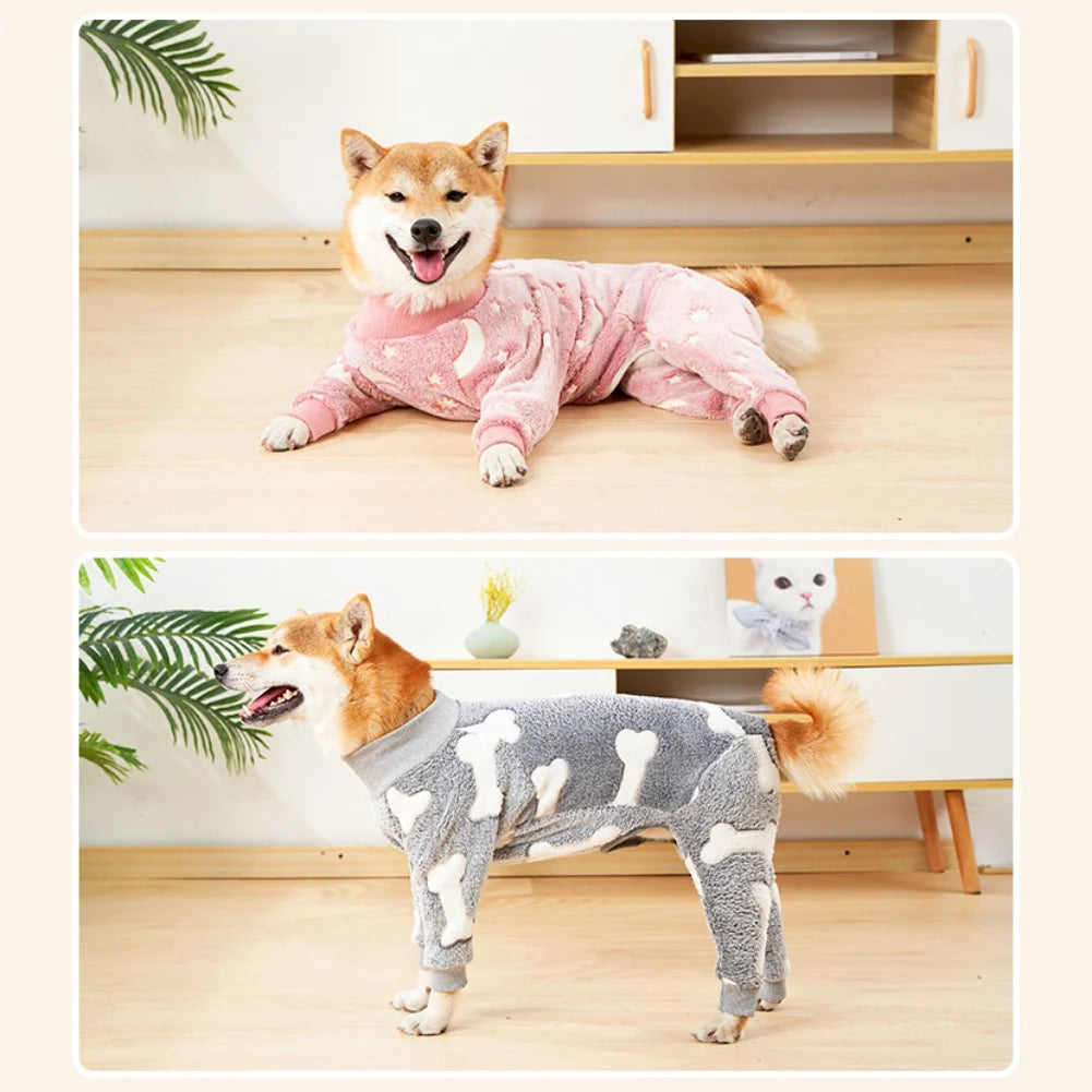 Winter Pet Dog Jumpsuit Clothes