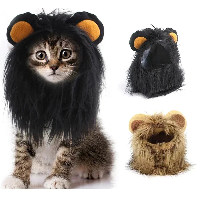 Lion Mane Cat Wig Hat